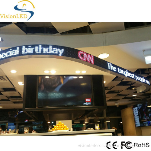 P7.62mm stage new visual effects indoor flexible led curtain display manufacturers